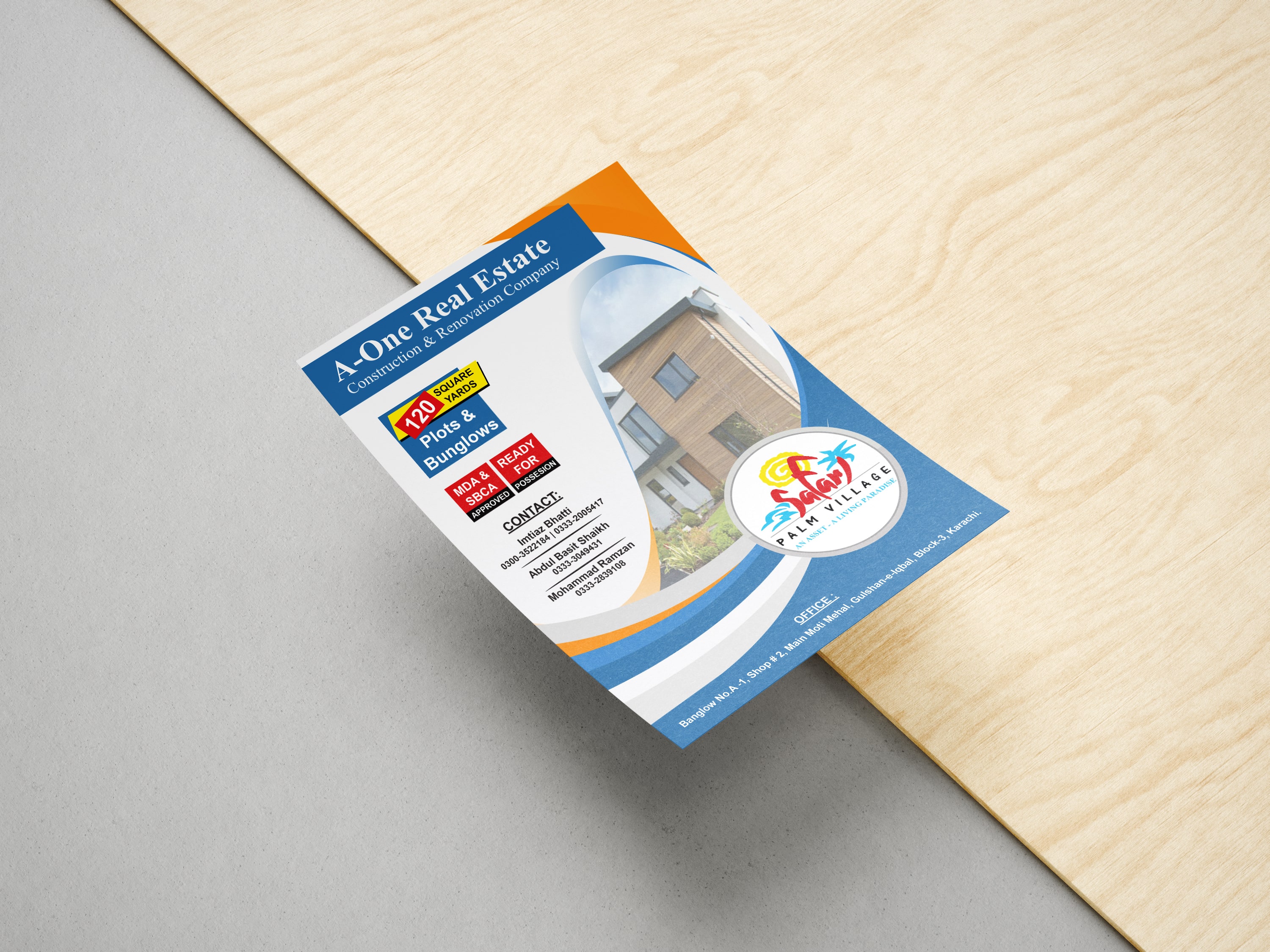 A5 modern flyer design Gold Coast, AU marketing