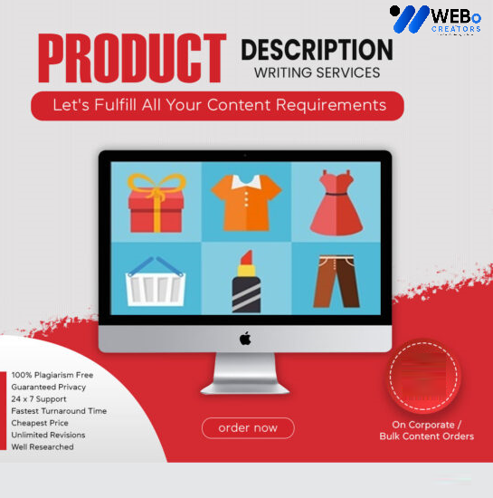 Product Description Writing Services | Best Digital Marketing Agency | Web Design in Gold Coast, AU for online stores